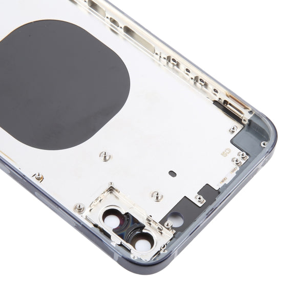 Back Cover with Appearance Imitation of iP15 Pro Max for iPhone XS Max(Blue)