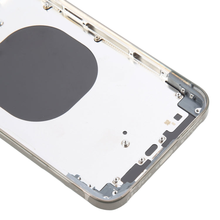 Back Cover with Appearance Imitation of iP15 Pro Max for iPhone XS Max(Titanium)