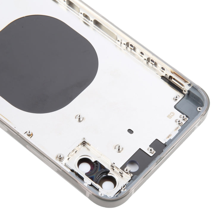 Back Cover with Appearance Imitation of iP15 Pro Max for iPhone XS Max(Titanium)
