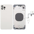 Back Cover with Appearance Imitation of iP15 Pro Max for iPhone XS Max(White) - Back Cover by PMC TechLife | Online Shopping South Africa | PMC TechLife | Buy Now Pay Later Mobicred