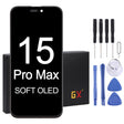 GX Soft OLED Screen For iPhone 15 Pro Max - free shipping - PMC TechLife - Order now!