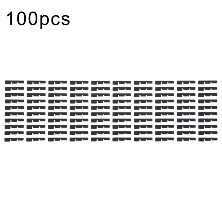 For iPhone 15 Pro 100pcs/set LCD Side Black Adhesive Sticker(03)