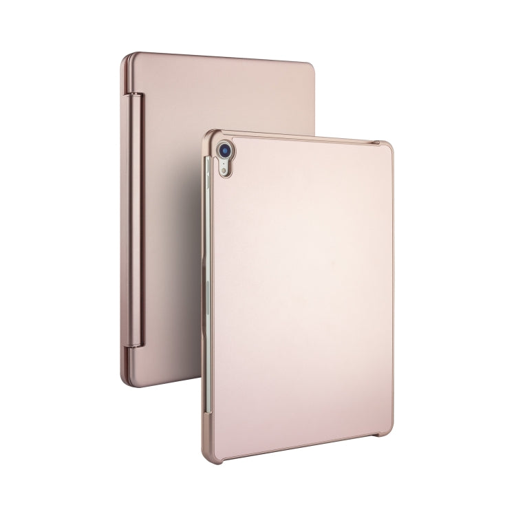 F105A Colorful Backlight Aluminum Backplane Wireless Bluetooth Keyboard Tablet Case for iPad Pro 11 inch ���2018��� (Rose Gold)
