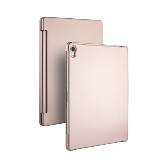 F105A Colorful Backlight Aluminum Backplane Wireless Bluetooth Keyboard Tablet Case for iPad Pro 11 inch ���2018��� (Rose Gold)