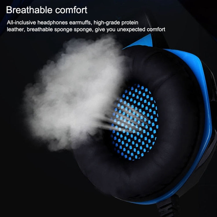 KOTION EACH G2000 Stereo Bass Gaming Headphone with Microphone & LED Light, For PS4, Smartphone, Tablet, Computer, Notebook