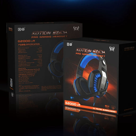KOTION EACH G2000 Stereo Bass Gaming Headphone with Microphone & LED Light, For PS4, Smartphone, Tablet, Computer, Notebook