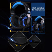 KOTION EACH G2000 Stereo Bass Gaming Headphone with Microphone & LED Light, For PS4, Smartphone, Tablet, Computer, Notebook