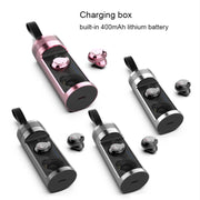 SARDiNE F8 TWS Bluetooth V5.0 Wireless Stereo Earphones with Charging Box(Silver)