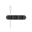 Magnetic Wire Take-up Cable Winder Magnetic Holder Desktop Storage(Black) - Cable Organizer by PMC TechLife | Online Shopping South Africa | PMC TechLife | Buy Now Pay Later Mobicred