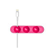 Magnetic Wire Take-up Cable Winder Magnetic Holder Desktop Storage(Rose Red) - Cable Organizer by PMC TechLife | Online Shopping South Africa | PMC TechLife | Buy Now Pay Later Mobicred