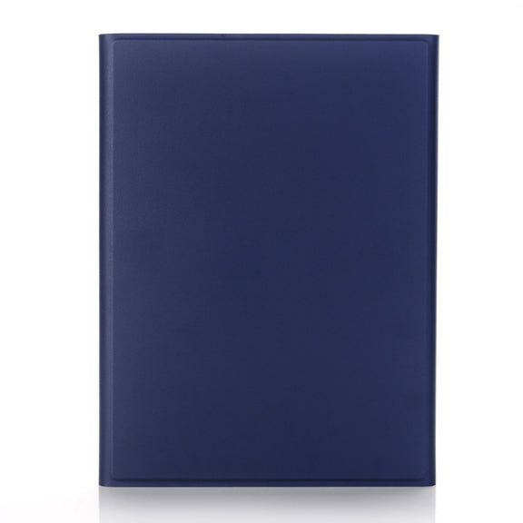 A102 For iPad 10.2 inch Ultra-thin Detachable Bluetooth Keyboard Leather Tablet Case with Stand Function(Dark Blue)