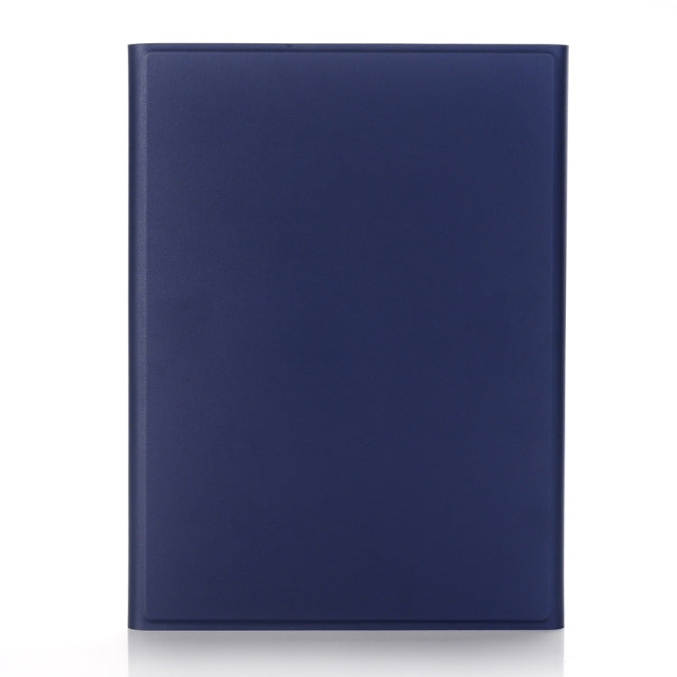 A102 For iPad 10.2 inch Ultra-thin Detachable Bluetooth Keyboard Leather Tablet Case with Stand Function(Dark Blue)