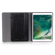 A102 For iPad 10.2 inch Ultra-thin Detachable Bluetooth Keyboard Leather Tablet Case with Stand Function(Dark Blue)