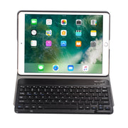 A102 For iPad 10.2 inch Ultra-thin Detachable Bluetooth Keyboard Leather Tablet Case with Stand Function(Dark Blue)