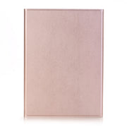 A102 For iPad 10.2 inch Ultra-thin Detachable Bluetooth Keyboard Leather Tablet Case with Stand Function(Rose Gold)