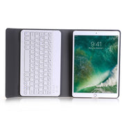 A102 For iPad 10.2 inch Ultra-thin Detachable Bluetooth Keyboard Leather Tablet Case with Stand Function(Rose Gold)