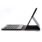 A102 For iPad 10.2 inch Ultra-thin Detachable Bluetooth Keyboard Leather Tablet Case with Stand Function(Gold)