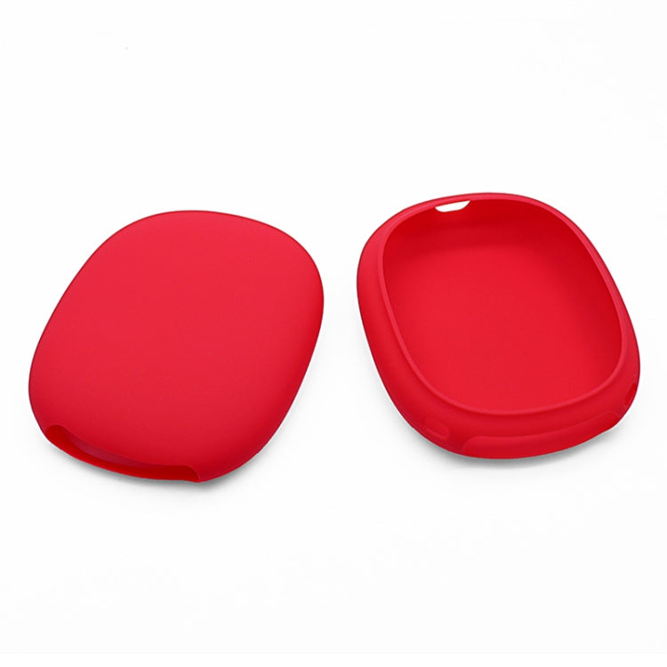 A Pair Full Coverage Anti-scratch Silicone Headphone Protective Case for AirPods Max(Red)