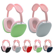 A Pair Full Coverage Anti-scratch Silicone Headphone Protective Case for AirPods Max(Black)