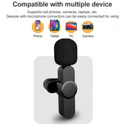 8 Pin Interface Live Broadcast Wireless Lavalier Microphone