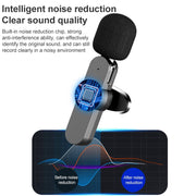 8 Pin Interface Live Broadcast Wireless Lavalier Microphone