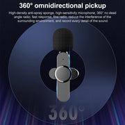 8 Pin Interface Live Broadcast Wireless Lavalier Microphone