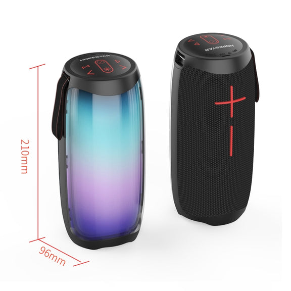 HOPESTAR P40 Bluetooth 5.0 Portable Water-resistant Wireless Bluetooth Speaker (Blue)