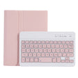 C06B Ultra-thin Candy Colors Bluetooth Keyboard Tablet Case for iPad mini 6, with Stand & Pen Slot (Pink) - For iPad mini by PMC TechLife | Online Shopping South Africa | PMC TechLife