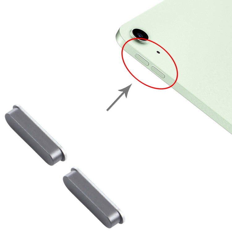 Volume Control Button for iPad Air 4 10.9 inch 2020 A2316 A2324 A2325 A2072 (Grey)
