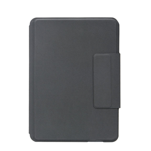 P3125-6 Grid Bluetooth Keyboard Leather Case with Touch Pad For iPad Air 11 2024 / Air 5 10.9 2022 / Air 4 10.9 2020 / iPad Pro 11 2021/2020/2018(Black)