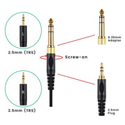 ZS0228 Headphone Audio Cable for HIFIMAN HE400i HE560 1000 (Black)
