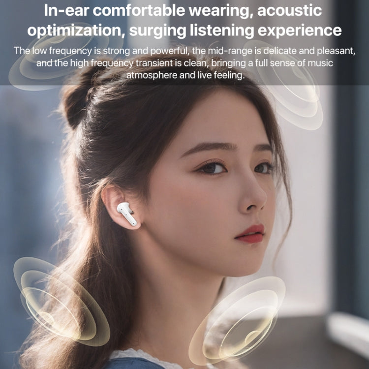 Yesido TWS28 ANC+ENC Dual Noise Reduction Smart TWS Wireless Bluetooth Earphone (Beige)