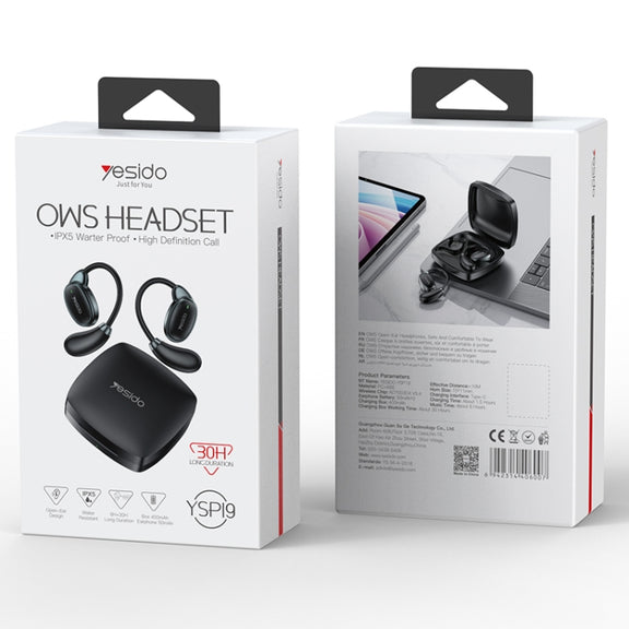 Yesido YSP19 OWS Open Wireless Bluetooth Earphone (White)