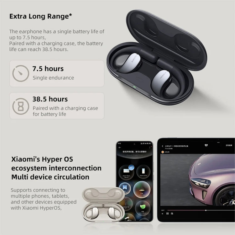 Original Xiaomi Bluetooth 5.3 Open-Ear Wireless Bluetooth Earbuds (Gold)