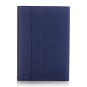 A05 Bluetooth 3.0 Ultra-thin ABS Detachable Bluetooth Keyboard Leather Tablet Case for iPad mini 5, with Holder(Dark Blue)