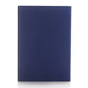 A05 Bluetooth 3.0 Ultra-thin ABS Detachable Bluetooth Keyboard Leather Tablet Case for iPad mini 5, with Holder(Dark Blue)