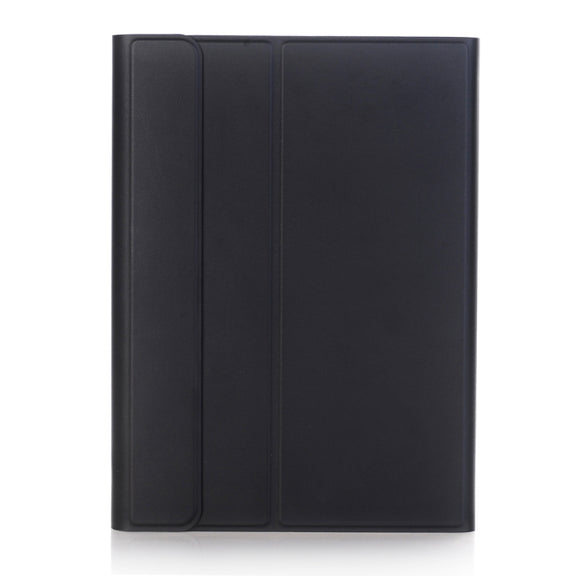 A09 Bluetooth 3.0 Ultra-thin ABS Detachable Bluetooth Keyboard Leather Tablet Case for iPad Air / Pro 10.5 inch (2019), with Holder (Black)