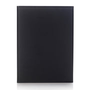 A09 Bluetooth 3.0 Ultra-thin ABS Detachable Bluetooth Keyboard Leather Tablet Case for iPad Air / Pro 10.5 inch (2019), with Holder (Black)