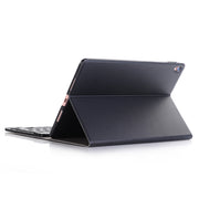 A09 Bluetooth 3.0 Ultra-thin ABS Detachable Bluetooth Keyboard Leather Tablet Case for iPad Air / Pro 10.5 inch (2019), with Holder (Black)