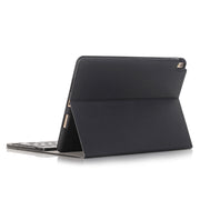 A09B Bluetooth 3.0 Ultra-thin ABS Detachable Bluetooth Keyboard Leather Tablet Case for iPad Air / Pro 10.5 inch (2019), with Pen Slot & Holder (Black)