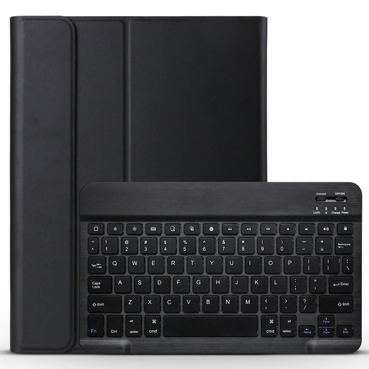 A11 Bluetooth 3.0 Ultra-thin ABS Detachable Bluetooth Keyboard Leather Tablet Case for iPad Pro 11 inch ���2018���, with Holder (Black)