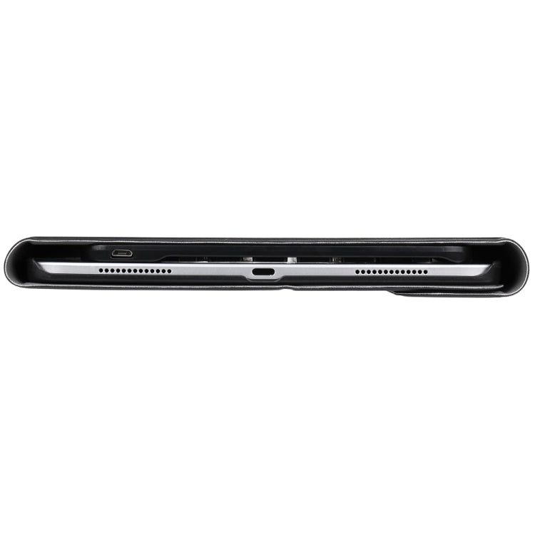 A11 Bluetooth 3.0 Ultra-thin ABS Detachable Bluetooth Keyboard Leather Tablet Case for iPad Pro 11 inch ���2018���, with Holder (Black)