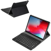 A11 Bluetooth 3.0 Ultra-thin ABS Detachable Bluetooth Keyboard Leather Tablet Case for iPad Pro 11 inch ���2018���, with Holder (Black)