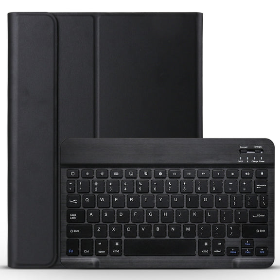 A11 Bluetooth 3.0 Ultra-thin ABS Detachable Bluetooth Keyboard Leather Tablet Case for iPad Pro 11 inch ���2018���, with Holder (Black)