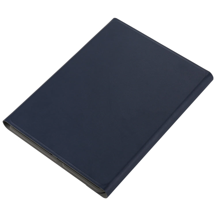 A11 Bluetooth 3.0 Ultra-thin ABS Detachable Bluetooth Keyboard Leather Tablet Case for iPad Air 4 / Air 5 / Pro 11 inch 2022 / 2021 / 2020 / 2018, with Holder (Dark Blue)
