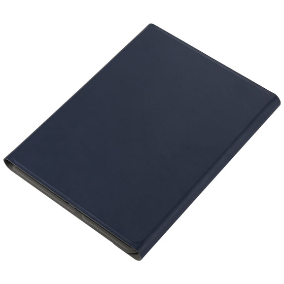 A11 Bluetooth 3.0 Ultra-thin ABS Detachable Bluetooth Keyboard Leather Tablet Case for iPad Air 4 / Air 5 / Pro 11 inch 2022 / 2021 / 2020 / 2018, with Holder (Dark Blue)