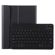 A11B Bluetooth 3.0 Ultra-thin ABS Detachable Bluetooth Keyboard Leather Tablet Case for iPad Air 4 / Air 5 / Pro 11 inch 2022 / 2021 / 2020 / 2018, with Pen Slot & Holder (Black)