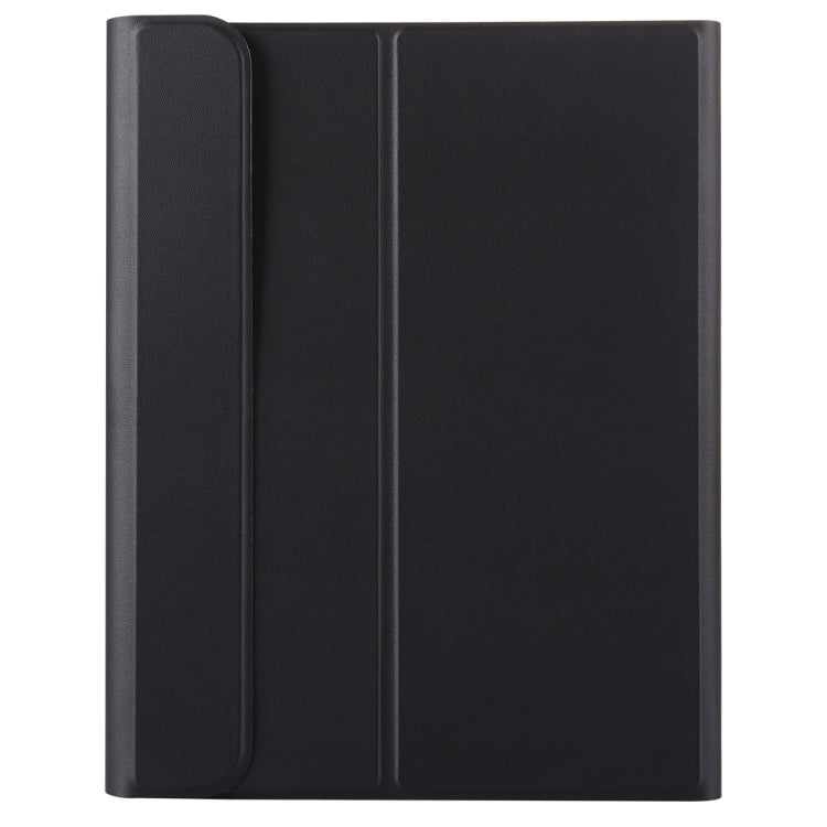 A11B Bluetooth 3.0 Ultra-thin ABS Detachable Bluetooth Keyboard Leather Tablet Case for iPad Air 4 / Air 5 / Pro 11 inch 2022 / 2021 / 2020 / 2018, with Pen Slot & Holder (Black)