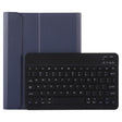 A11B Bluetooth 3.0 Ultra-thin ABS Detachable Bluetooth Keyboard Leather Tablet Case for iPad Air 4 / Air 5 / Pro 11 inch 2022 / 2021 / 2020 / 2018, with Pen Slot & Holder (Dark Blue) - For iPad Pro by PMC Jewellery | Online Shopping South Africa | PMC Jewellery | Buy Now Pay Later Mobicred
