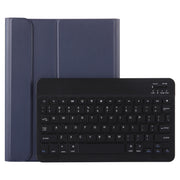 A11B Bluetooth 3.0 Ultra-thin ABS Detachable Bluetooth Keyboard Leather Tablet Case for iPad Air 4 / Air 5 / Pro 11 inch 2022 / 2021 / 2020 / 2018, with Pen Slot & Holder (Dark Blue)